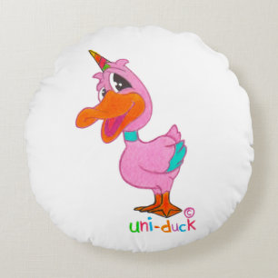 Almofada Redonda Travesseiro Uni Duck
