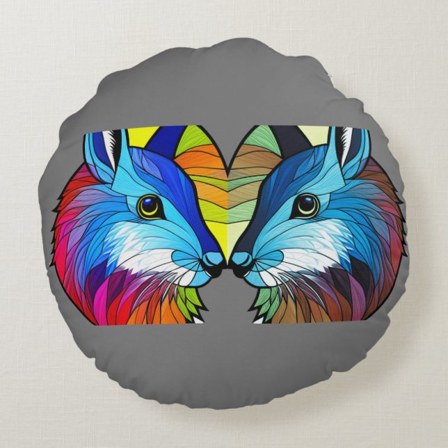 Almofada Redonda Travesseiros Accent (Verso)