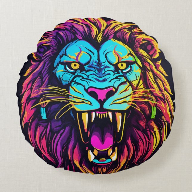 Almofada Redonda Travesseiros decorativos (Frente)