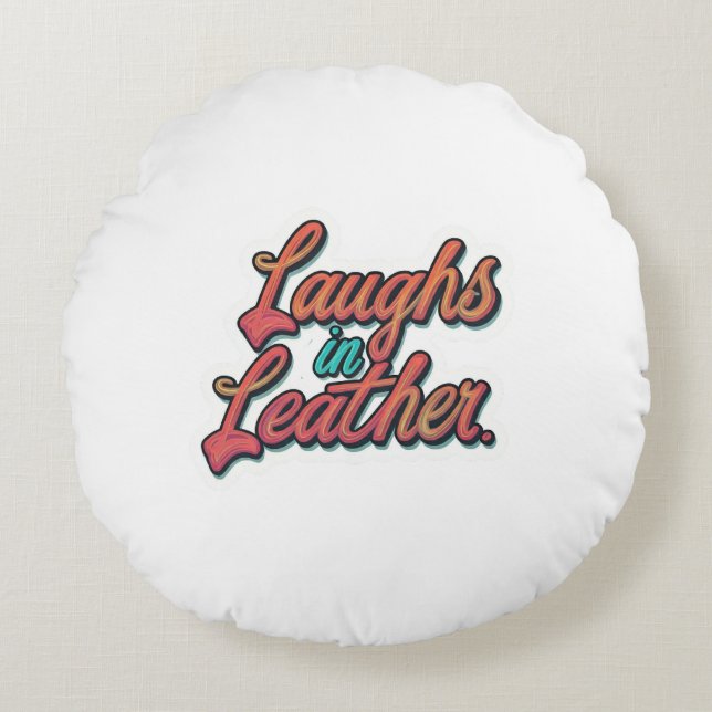 Almofada Redonda Travesseiros e Poufs (Frente)