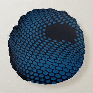 Almofada Redonda Travesseiros na moda e Poufs