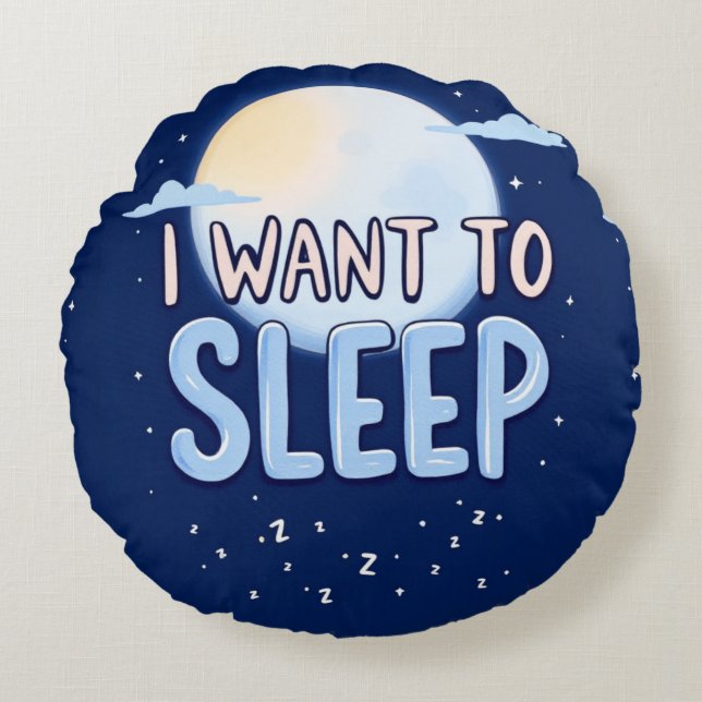 Almofada Redonda Travesseiros redondos de alta qualidade (Frente)