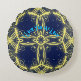 Almofada Redonda Travesseiros únicos de luxo com vida livre