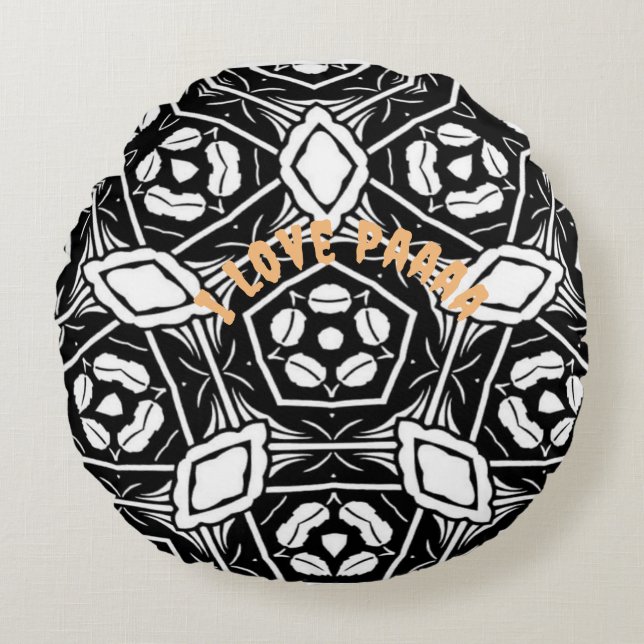 Almofada Redonda Travesseiros únicos de luxo com vida no ar (Frente)