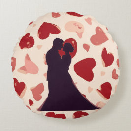 Almofada Redonda Trendy Valentine Day Round Pillow
