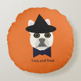 ALMOFADA REDONDA TRICK E TREAT FRENCHIE