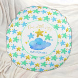 Almofada Redonda Twinkle Twinkle Pequena Estrela, Bebê Personalizad<br><div class="desc">Este travesseiro de bebê temático Twinkle Twinkle Little Star pode ser personalizado com o nome do bebê! Apresentando lindas estrelas brilhantes,  esta decoração infantil é perfeita para um berçário de estrelas ou espaço temático.</div>