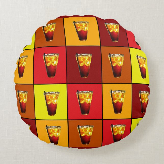 Almofada Redonda Um brinde (Frente)