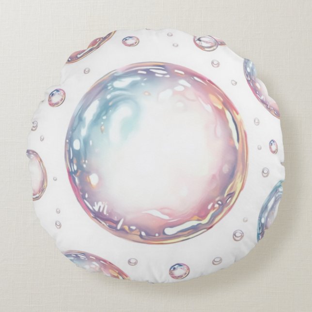 Almofada Redonda Um cheio de sinceridade, Travesseiro (Frente)