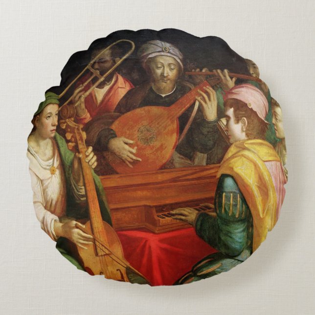 Almofada Redonda Um concerto (Frente)