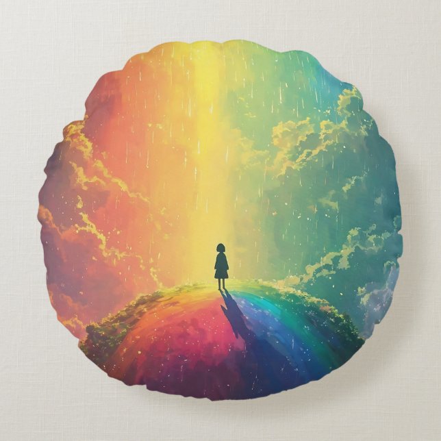 Almofada Redonda Um Sonho Bonito (Frente)