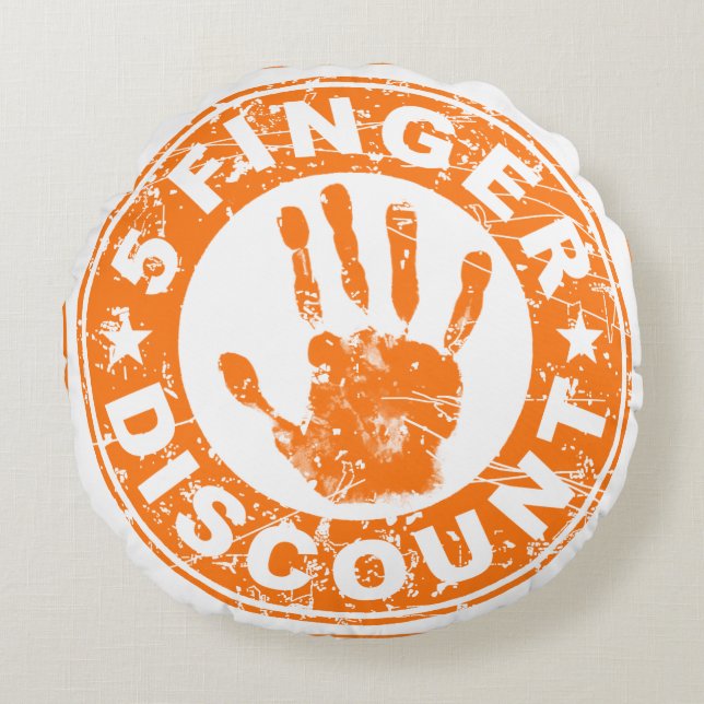 Almofada Redonda Um Travesseiro De Presente Divertido! (Frente)