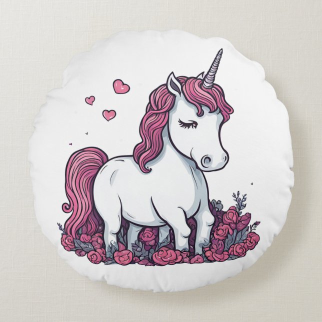 Almofada Redonda unicorn cushion (Frente)