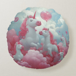 Almofada Redonda Unicorn Encantado Dreamscape