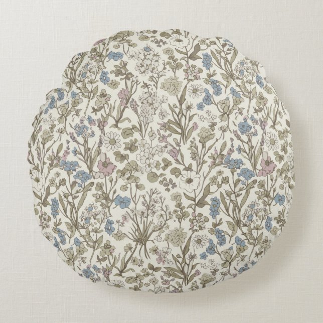 Almofada Redonda Untamed Petals (Frente)