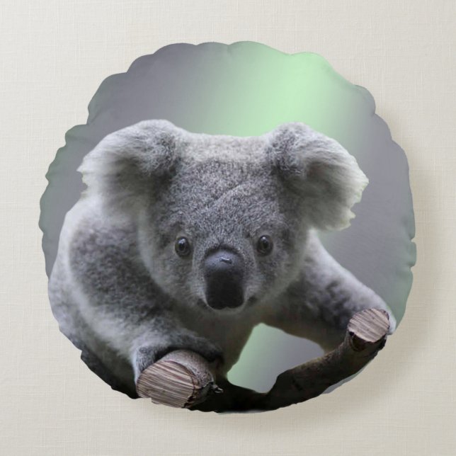 Almofada Redonda Urso Koala (Frente)