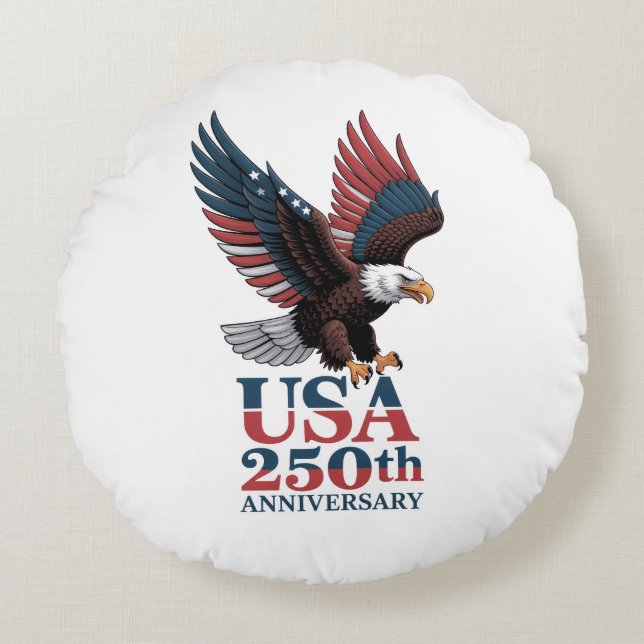 Almofada Redonda US 250th Anniversary  (Frente)