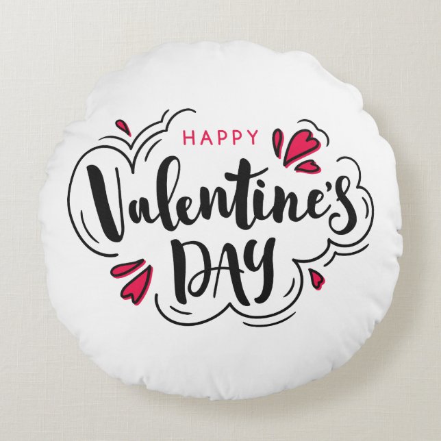 Almofada Redonda Valentine Day Pillow (Frente)
