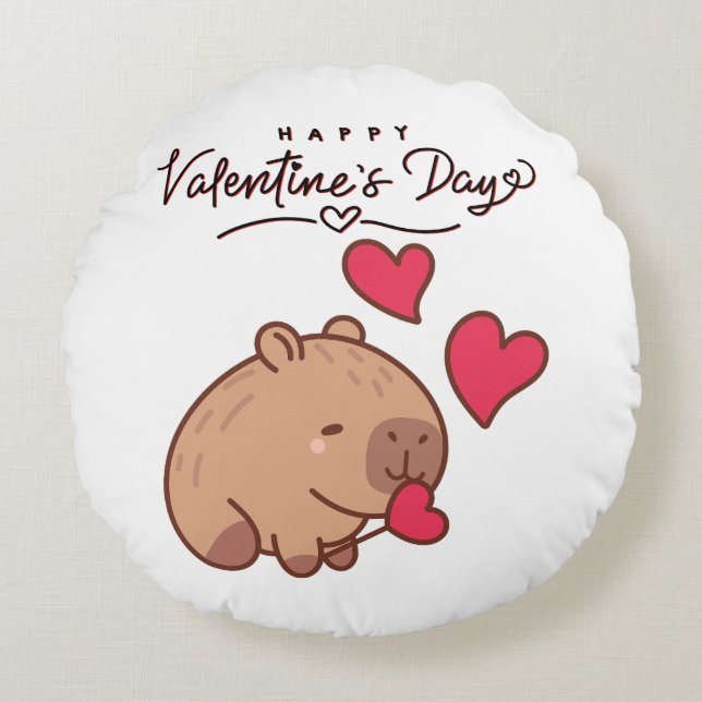 Almofada Redonda Valentine Day Pillow (Frente)