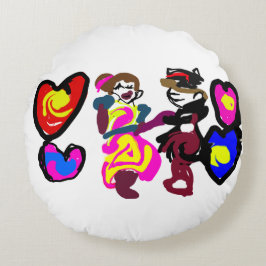 Almofada Redonda Valentine win love