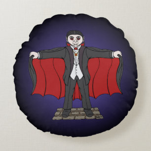 Almofada Redonda Vampiro/Drácula