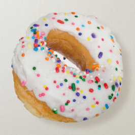 Almofada Redonda Vanilla Sprinkles Rosquinha Novelty