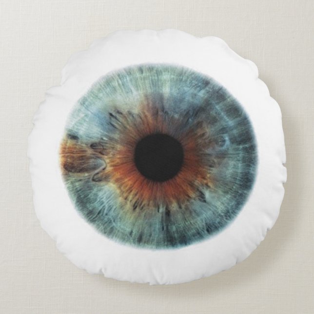 Almofada Redonda Vejo você TRAVESSEIRO LUXURY (Frente)