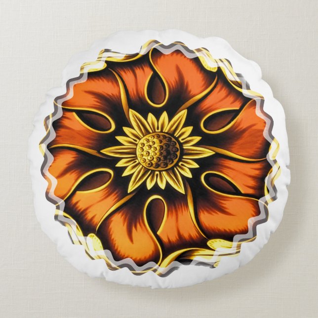 ALMOFADA REDONDA VELHA INGLATERRA (Frente)