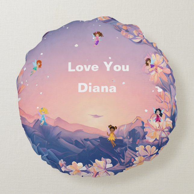 Almofada Redonda Venha se mexer comigo (Verso)