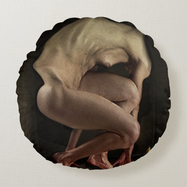 Almofada Redonda Vergonha 2012 (Frente)