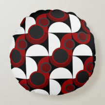 Vermelho, preto e cinza moderno do século médio