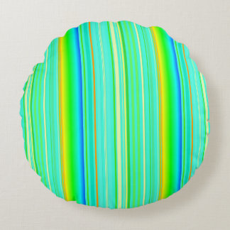 Almofada Redonda Vermelhos brilhantes, com distribuição vertical