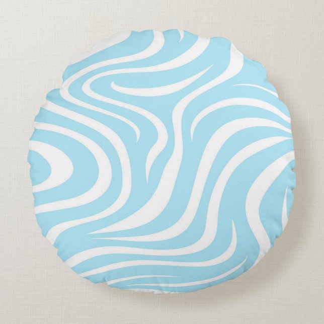 Almofada Redonda Víblias do Oceano Jogam (Frente)