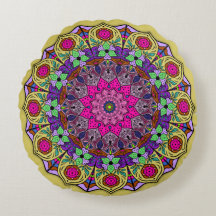 Vibrante Mandala Amarelo sunshine