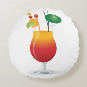ALMOFADA REDONDA VIDRO DE COCKTAIL