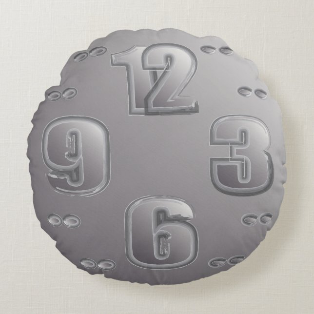 Almofada Redonda vigiar o relógio (Frente)