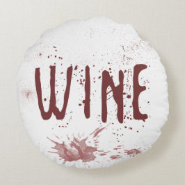 Almofada Redonda Vinho
