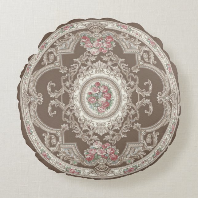 Almofada Redonda Vintage Carpet 6 - Travesseiro (Frente)