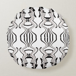 Almofada Redonda Vintage Style Retro Motivational Typography Quote