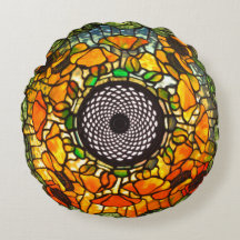 Vintagem floral de vidro retido