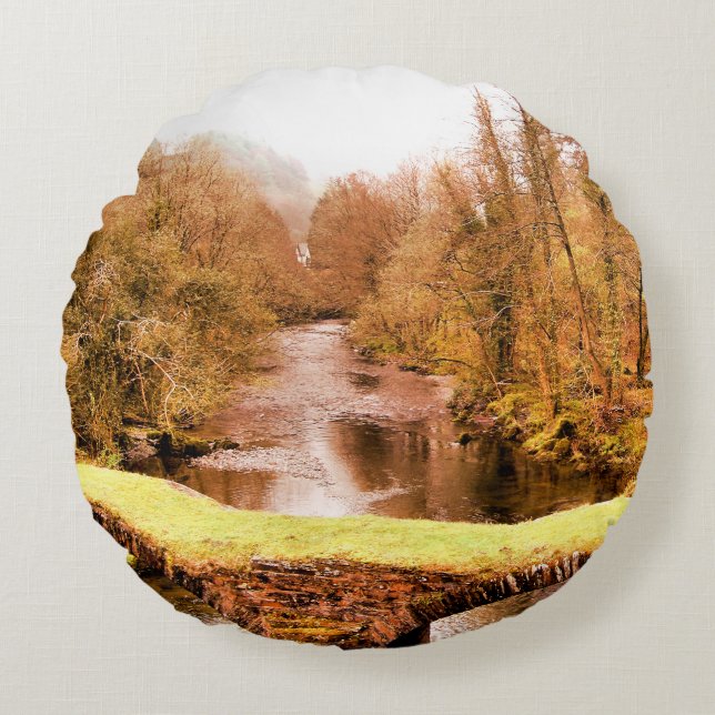 ALMOFADA REDONDA VISÕES DAS PAREDES (Frente)