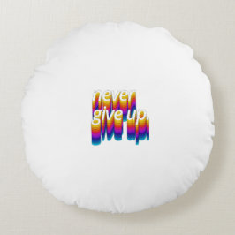 Almofada Redonda Você não está falhando, citação de descoberta moti