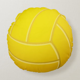 Almofada Redonda Voleibol de praia legal do voleibol (cor amarela)