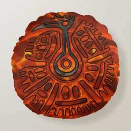 Almofada Redonda Voo 2 Nativo Americano