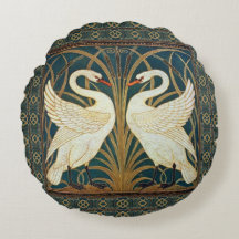 Walter Crane Swan, Rush E Iris Art Nouveau