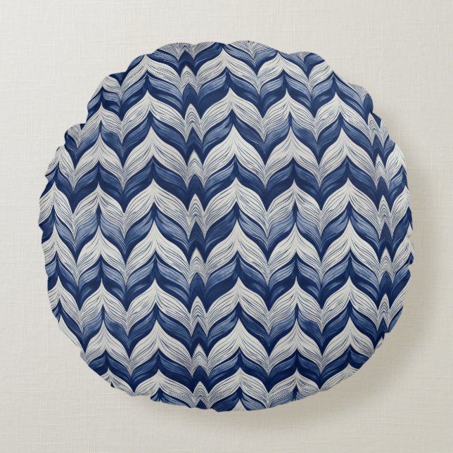 Almofada Redonda Wave Weave (Frente)