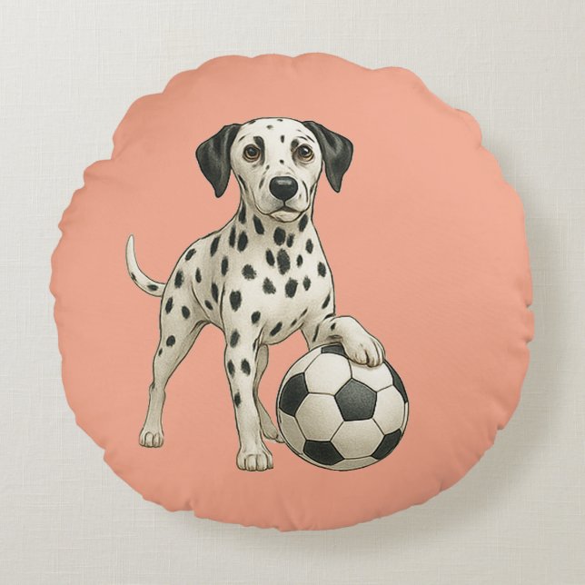 Almofada Redonda we love sports (Frente)