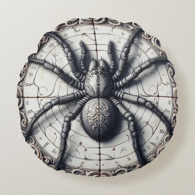 Almofada Redonda Web Weaver (Frente)