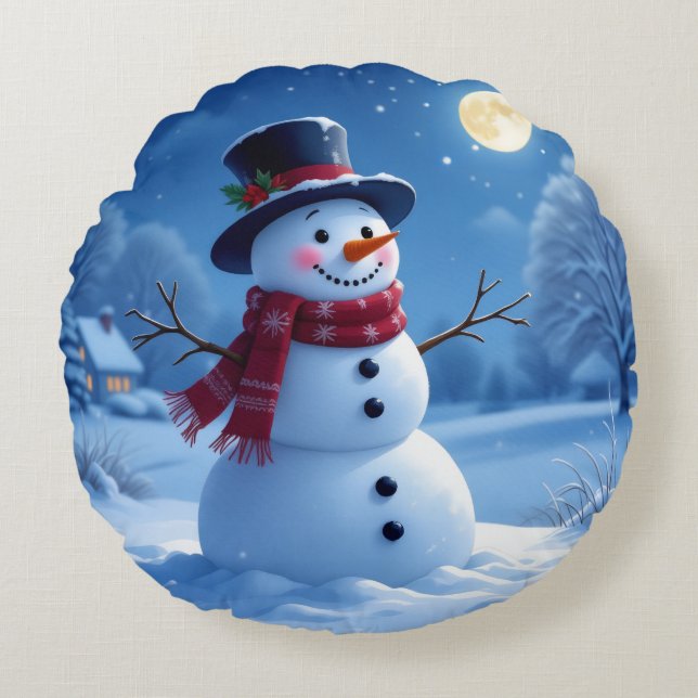 Almofada Redonda „Weihnachtliche Harmonie“ (Frente)