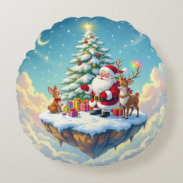 Almofada Redonda „Weihnachtliche Harmonie“